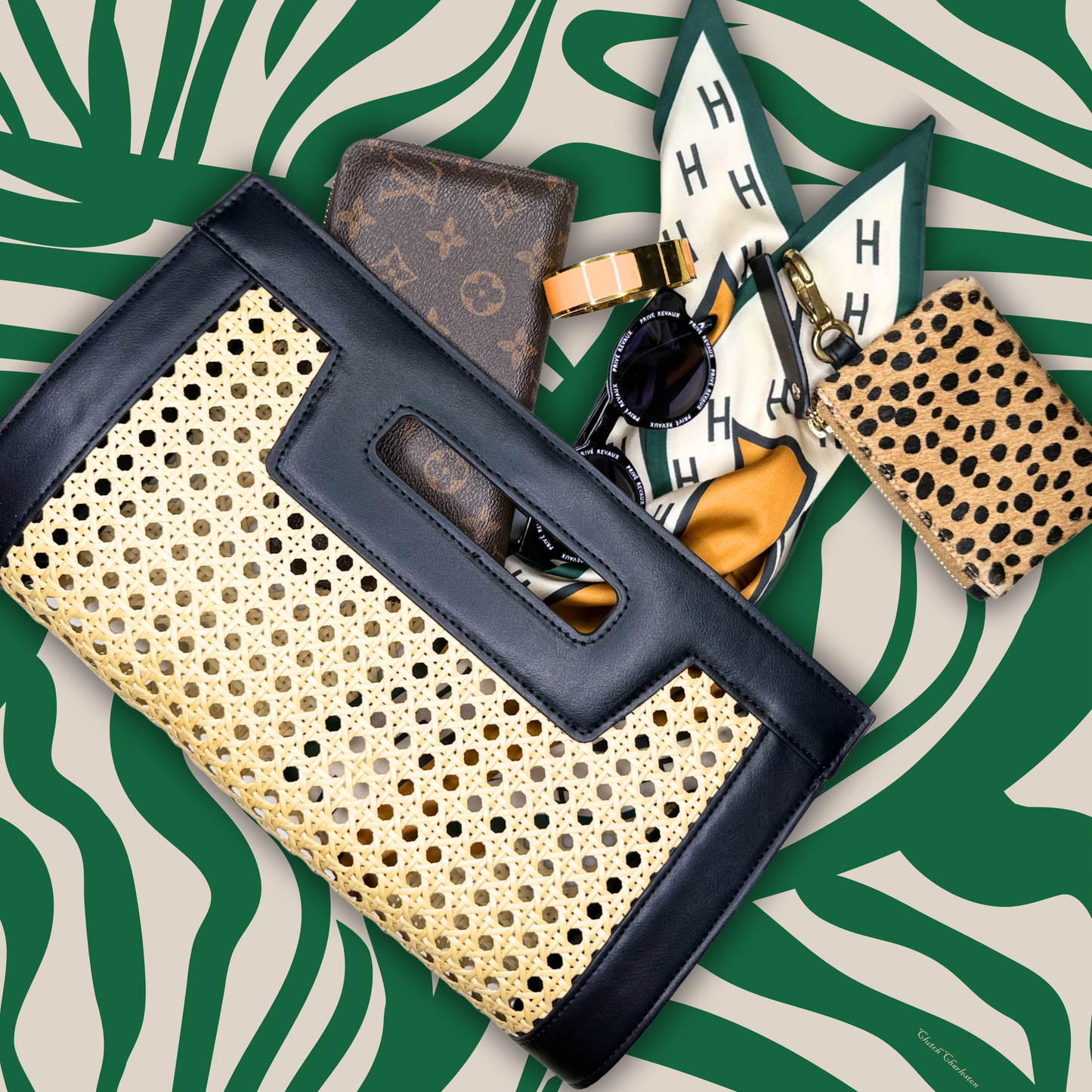 Kiawah Clutch- Black