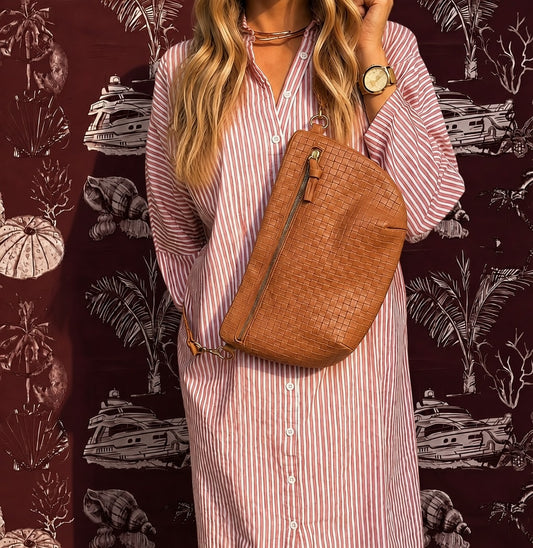 Meeting Crossbody- Tobacco - Wholesale