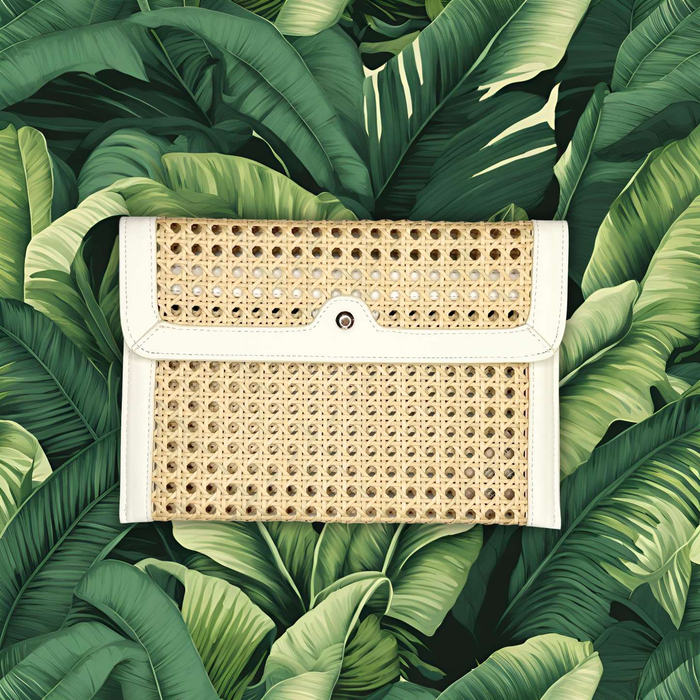 French Quarter Clutch- White - Wholesale