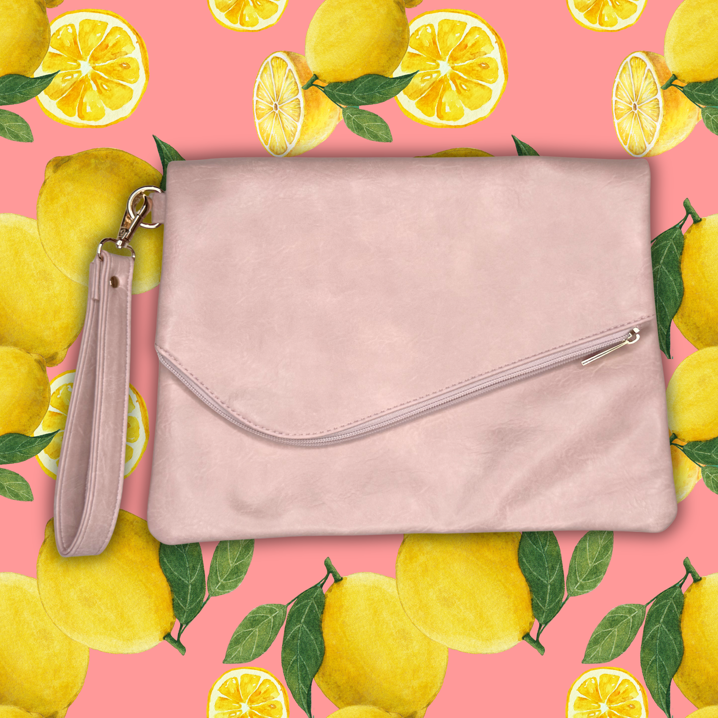 Beaufain Clutch- Pink - Wholesale