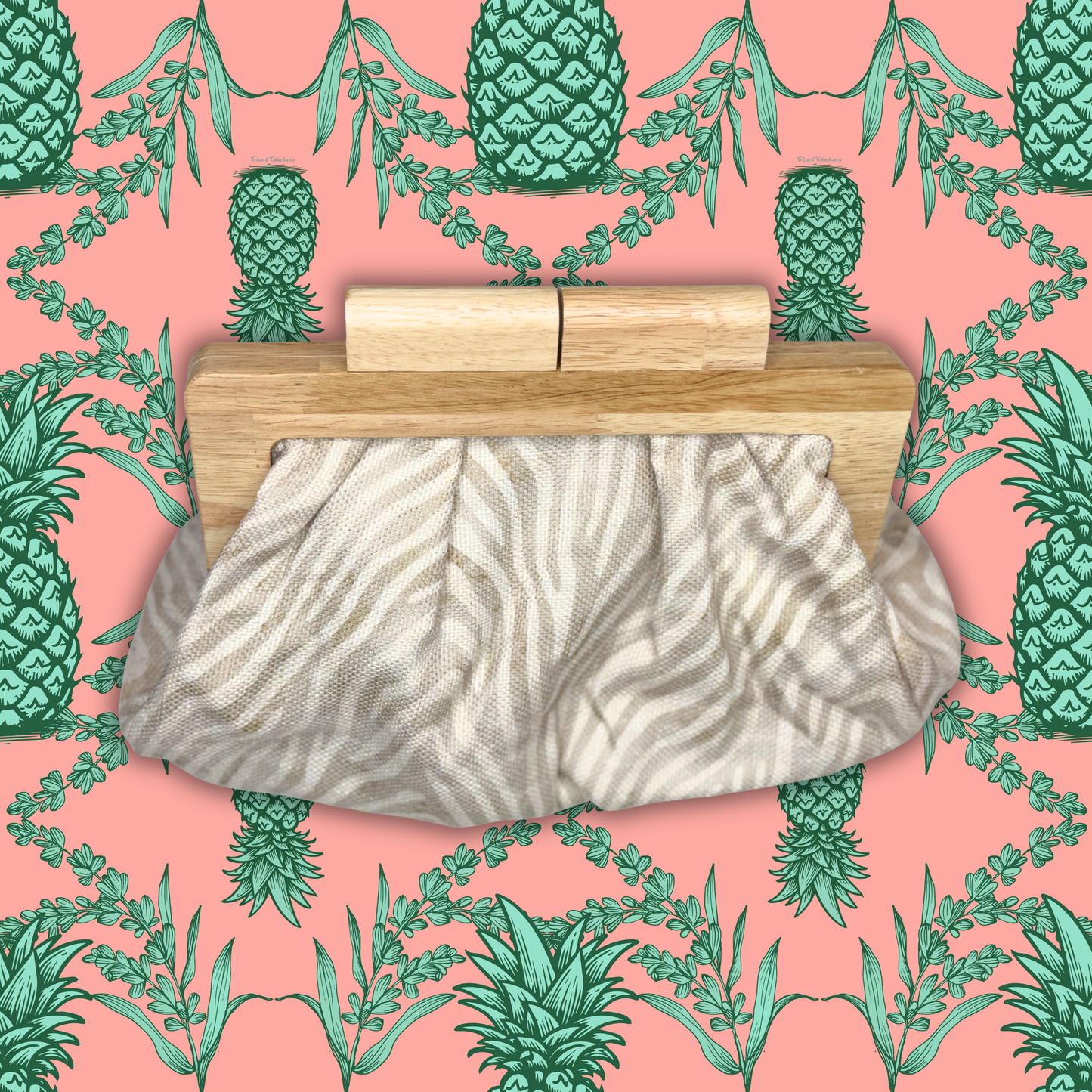 East Bay Clutch- Zebra - Wholesale