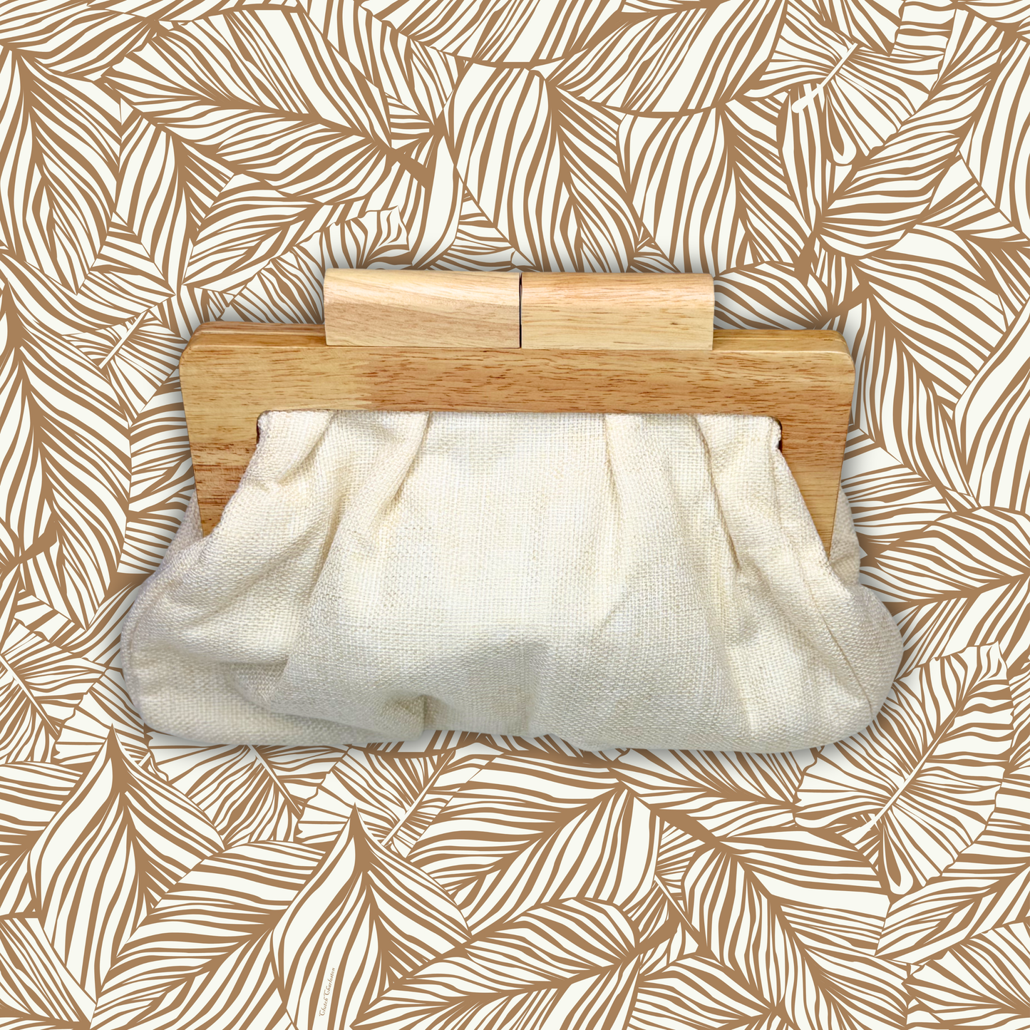 East Bay Clutch- Linen - Wholesale