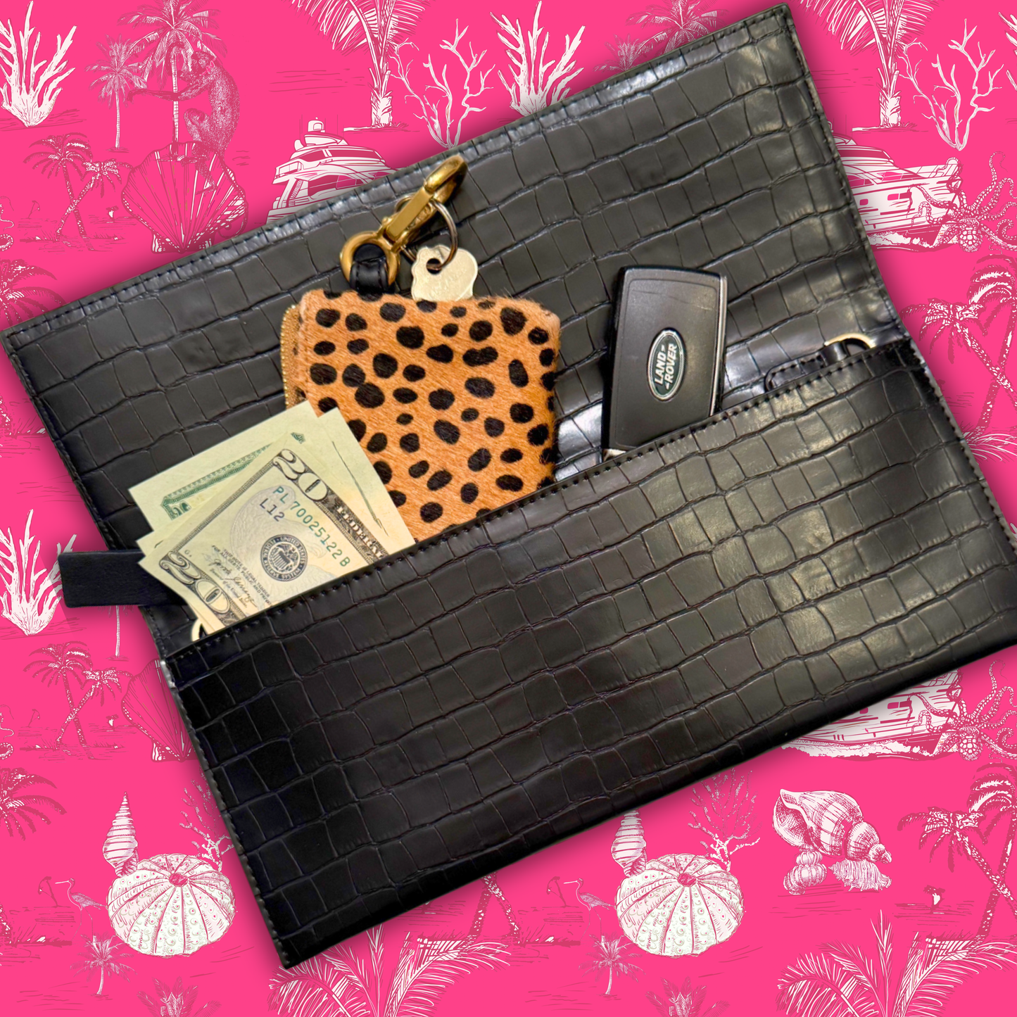 Legare Clutch- Black - Wholesale